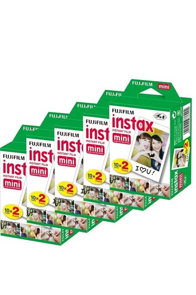 Fujifilm Instax Pachet 100 filme mini 5pachete 2x10 buc 54x86mm
