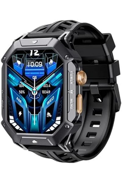 Cubot X1 Military Smart Watch for Men 2.13" AMOLED Touch Screen 100+ Sports Mode Bluetooth Call, Wat