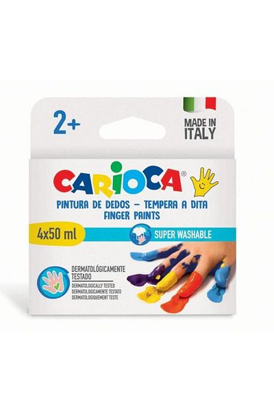 CARIOCA Carioca Finger Paint Watercolors 4Ã50 ml