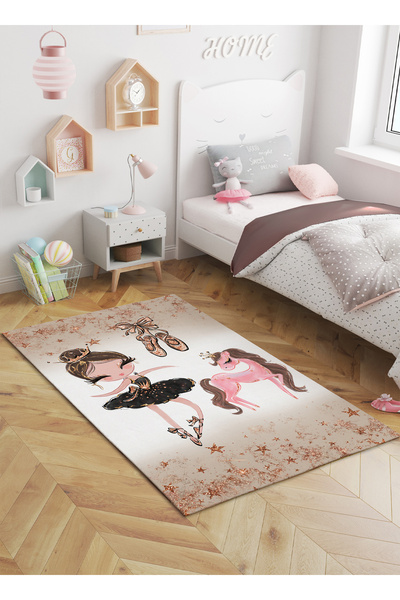 palermo home Cu print digital, cu bază antiderapantă, covor pentru camera cop...