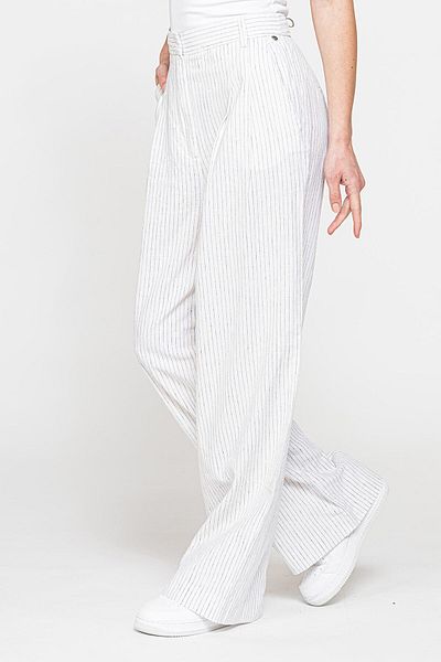 Carrera Jeans PLEATED BERMUDA PANTS IN COTTON LINEN