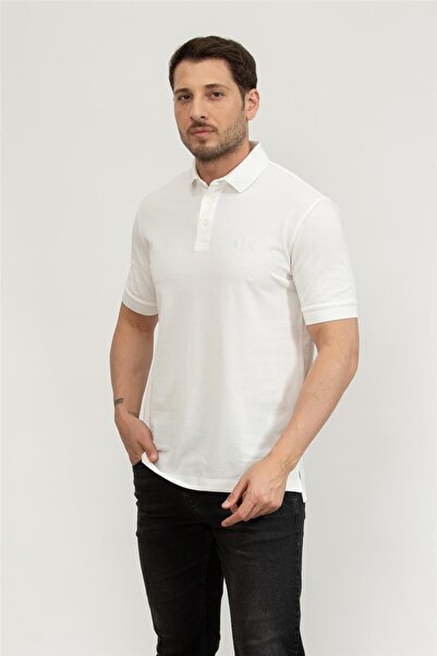 Armani Exchange 100% бавовна, регулярний крій, поло-комір, чоловіча футболка з поло-коміром XM000330 AF10366 U