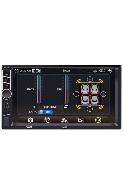 TECHSTAR MP5 Player Techstar® 7055, 2DIN, Rear View Camera, 7" HD Touch Screen, Steering Wheel Controls, Remo