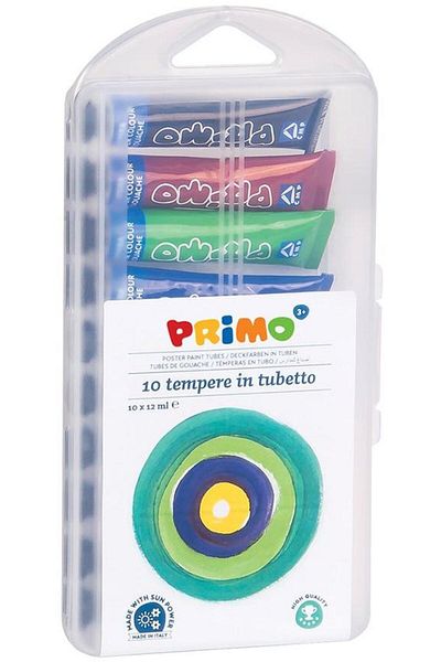Rtc Morocolor Primo tempera, 12 ml, 10 colors/box