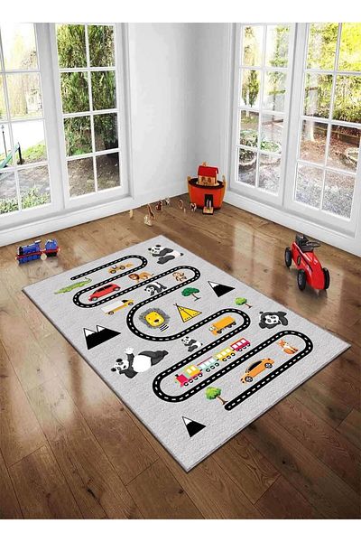 palermo home With digital print, with non-slip base, carpet for children's room, carpet for living room.