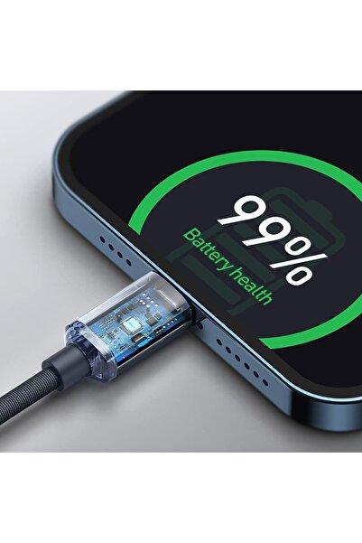 Baseus PD 20W USB C to Lightning Cable, Braided Fast Charger iPhone Cable with High-Speed Data Trans