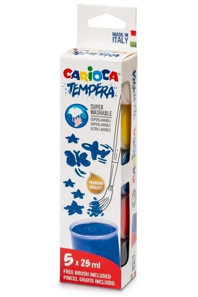 CARIOCA Carioca tempera watercolors 5Ã25 ml set