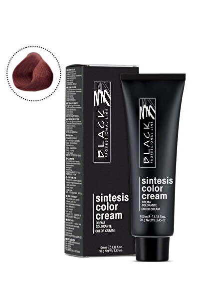 BLACK PROFESSIONAL LINE كريم تلوين الشعر بلاك سينتيسيس أحمر فينيسي 7.64 - لون...