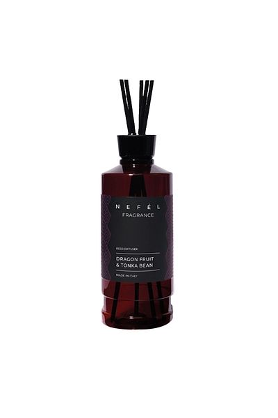 NEFEL INTERCHEM NEFÉL FRAGRANCE - Scented reed diffuser with dragon fruit and tonka bean aroma, 480ml