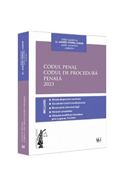 Editura Universul Juridic Criminal Code. Criminal Procedure Code - Andrei Vio...