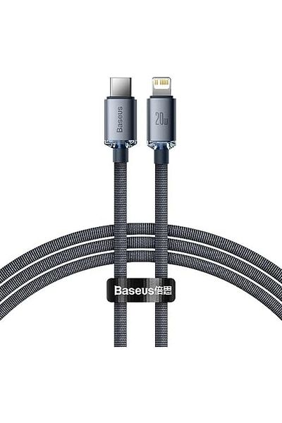 Baseus PD 20W USB C to Lightning Cable, Braided Fast Charger iPhone Cable with High-Speed Data Trans