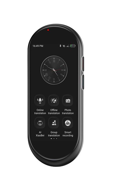 MAXCOM AI translator Maxcom mTalk MT100, Wi-Fi, 4G SIM, Display 4.1 inch, 1500 mAh, Black