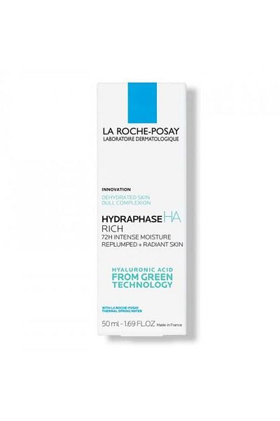 La Roche Posay La Roche-Posay Hydraphase HA Riche – Cremă hidratantă intensivă 72h pentru ten uscat, cremă de față 50ml