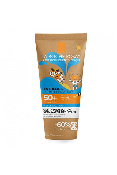 La Roche Posay La Roche-Posay Anthelios Dermo-Pediatrics Loțiune de corp umedă SPF50+ – Tub ecologic 200 ml protecție