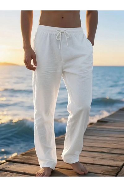 Butik Ross Relaxed Fit Muslin Fabric Pants
