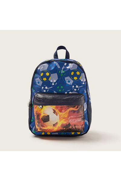 Juniors Printed Backpack With Adjustable Shoulder Straps - 16 Inches
