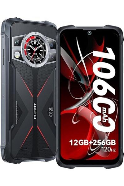 Cubot Rugged Smartphone, Kingkong 9 Rugged Mobile Waterproof/Anti-Drop, 12GB+512GB, 6.583" FHD+ Scre