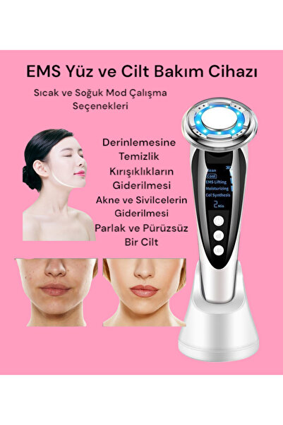 Dembastore EMS Yüz ve Cilt Bakım Cihazı, Sıcak ve Soğuk Mod