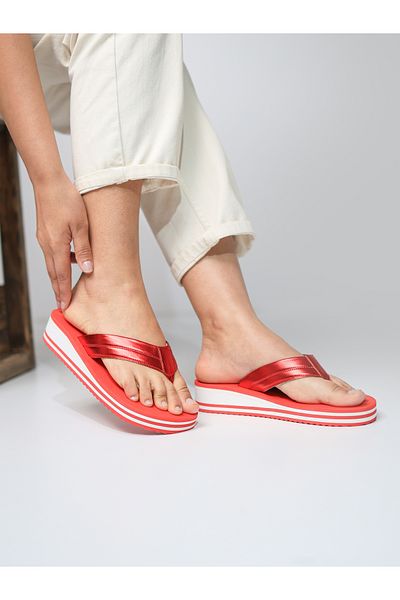 HANOX Viola Wedge Heel Women's Flip Flops Beach Slippers Flip Flops (4.5) cm