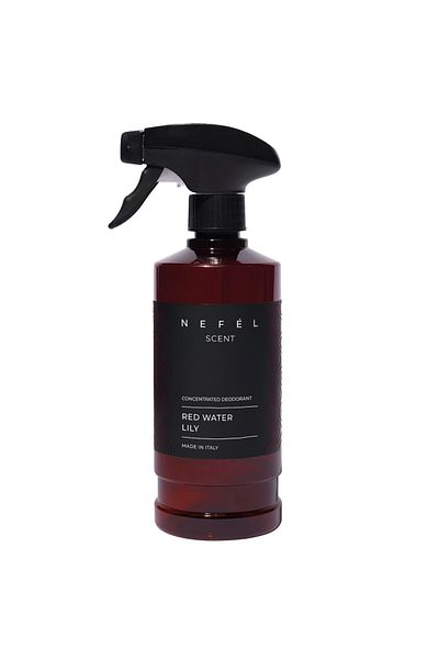 NEFEL INTERCHEM NEFÉL SCENT - Concentrated deodorant spray with red water lily aroma, 480ml