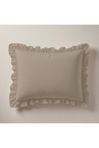 kesenegore 2 Pieces Ruffled Ranforce Fabric Pillowcases 50 X 70