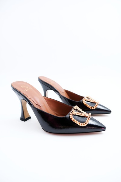 Tenau Pantofi clasici de damă din piele naturală