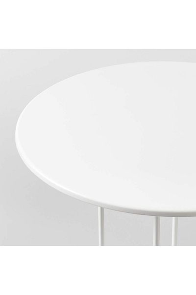 Primo Plus Round side table, white, diameter 45 cm, height 50 cm