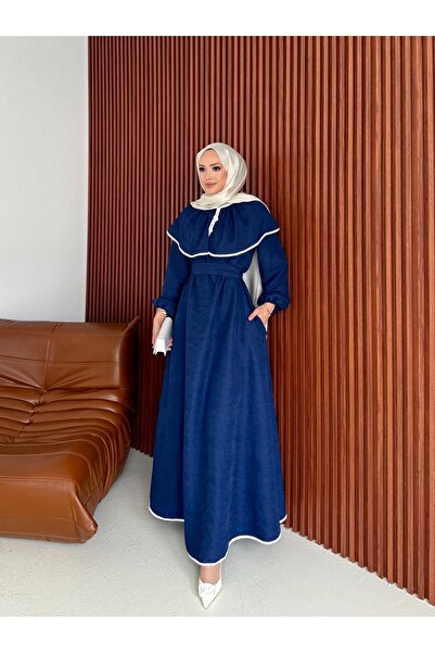 Melike Tatar Rochie cu detaliu guler 32-2346