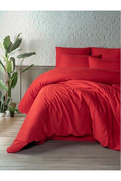 PATRON SHOES Special Cardboard Boxed Double 100% Cotton Satin Duvet Cover Set (2 Pillows)