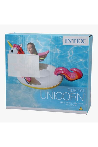 Intex لعبة ركوب وحيد القرن متعددة الألوان