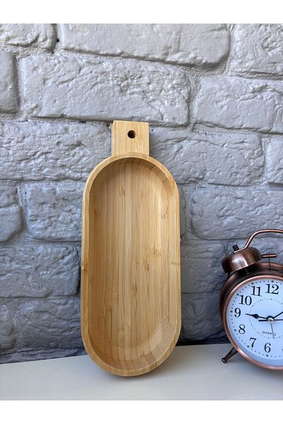 ARİN MODA Bamboo Presentation Plate Serving Plate Small Size by Arin Homteks: 24/11/4