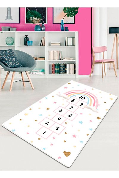 palermo home With digital print, with non-slip base, carpet for children's room, carpet for living room.
