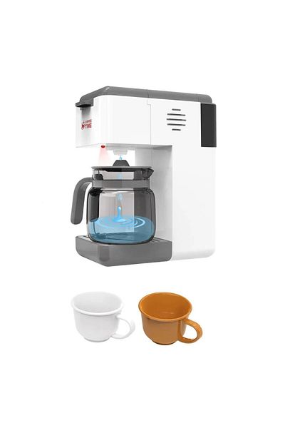 TEGOLE Playset Coffee Maker with Sounds, Lights and Accessories for Kids Tegole