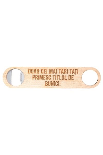 OEM Personalized Bottle Opener, Engraved with the Message 'Only the Coolest Dads Earn the Title of Grand