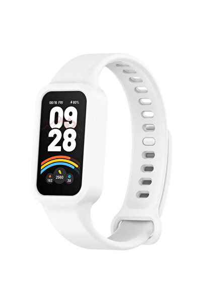 bbtech Xiaomi Smart Band 9 Active & Redmi Smart Band 3 Kasalı Silikon Kordon ...