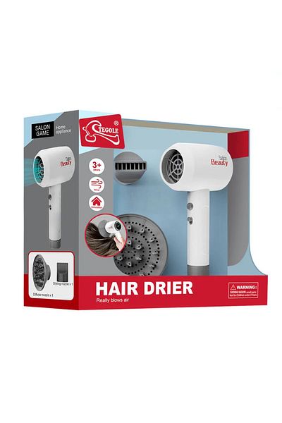 TEGOLE Playset Air Hair Dryer and Accessories for Children Tegole