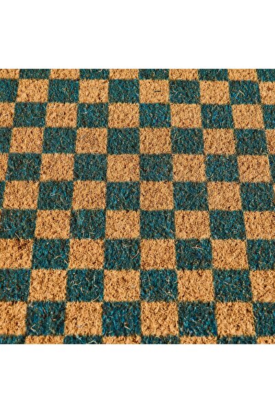 Chilai Home Koko Plaid Kapı Önü Paspası - Renkli - 40x60 cm