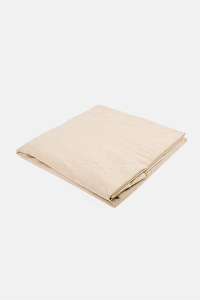 Muy Mucho Textured Linen Tablecloth, Grey