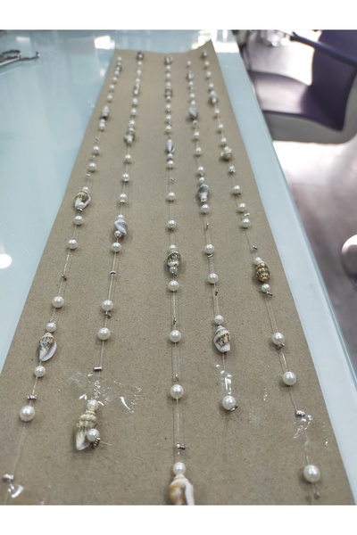 fantaisiesaçmerkezi 5 τεμάχια αξεσουάρ μαλλιών από θαλάσσια κοχύλια