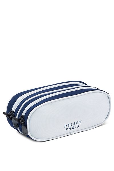 Delsey Back To School 2025 Two Compartment Pencil Case Navy
