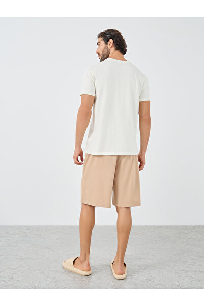 Styli Slogan Print T-Shirt and Shorts Pyjama Set