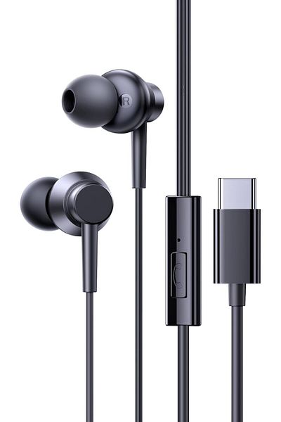 Baseus Encok CZ11 Type C Headphone, USB C Wired Earbuds with Microphone, In-ear Headphones for iPhon