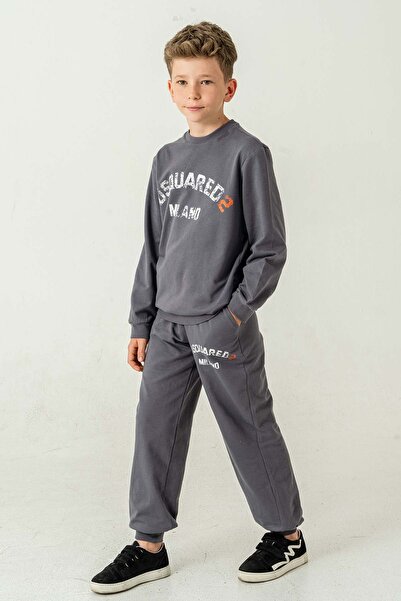 Gold Class Kidswear Double Pocket Cotton 2 Piece Boys Tracksuit Set