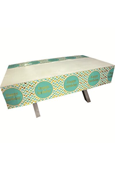 OEM Fata de masa pentru petrecere, Happy Birthday, 183 x 137 cm, 2260-10