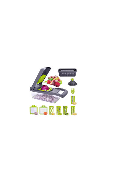K KATHODE 14 In 1 Multifunctional Grater, Veggie Slicer, Interchangeable Accessories, Shredder, Cutter