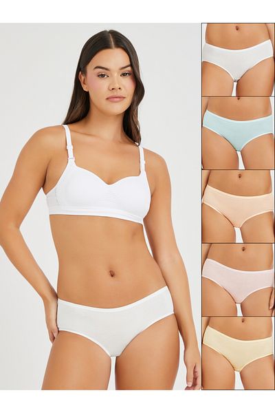 Styli Pack of 5 - Solid Hipster Briefs