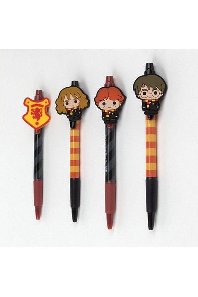 Harry Potter Set of 4 Harry Potter Gryffindor Pens