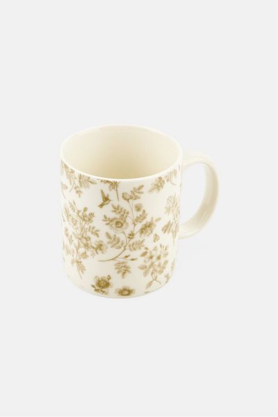 Muy Mucho Flower Mug 340ml, Multicolor