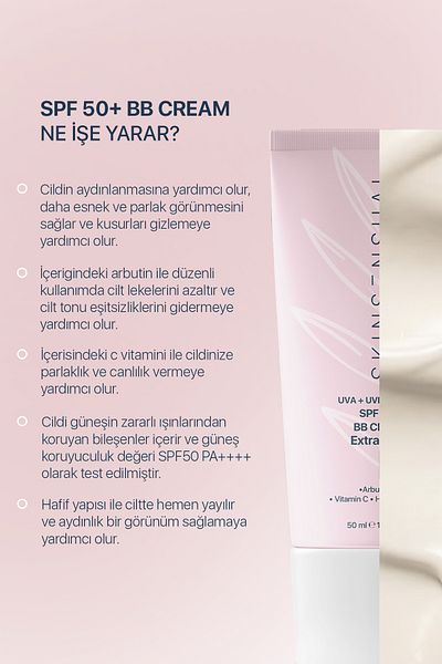 Skin Sensual Bb Cream Extra Light |   50 Spf Uva/Uvb Pa++++ |   Helps Prevent Blemish Formation, Brightness and Vitality