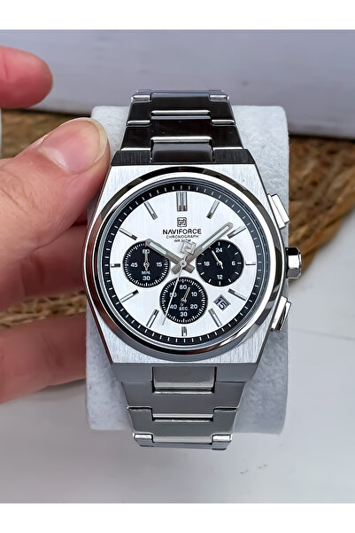 Naviforce New Season Steel Cord Men's Watch Bracelet with Gift